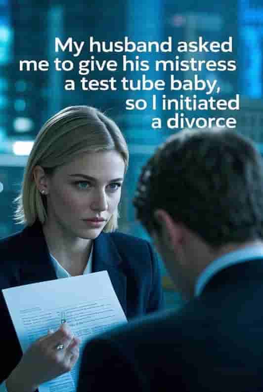 My husband asked me to give his mistress a test tube baby, so I initiated a divorce